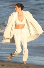 KENDALL JENNER on the Set of Alo Yoga Photoshoot in Malibu 10/13/2021