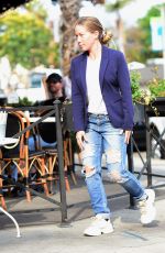 KENDRA WILKINSON Leaves Sweet Butter Cafe in Los Angeles 10/04/2021