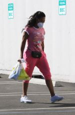 KENYA MOORE Arrives at Dance Practice in Los Angeles 10/02/2021
