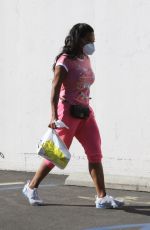 KENYA MOORE Arrives at Dance Practice in Los Angeles 10/02/2021