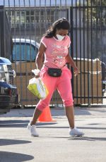 KENYA MOORE Arrives at Dance Practice in Los Angeles 10/02/2021