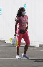 KENYA MOORE Arrives at Dance Practice in Los Angeles 10/02/2021