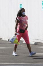 KENYA MOORE Arrives at Dance Practice in Los Angeles 10/02/2021