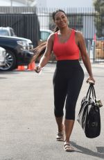 KENYA MOORE Arrives at Dance Studio in Los Angeles 10/06/2021