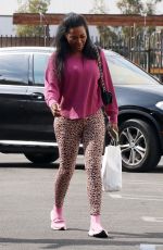 KENYA MOORE at Dance Studio in Los Angeles 10/24/2021