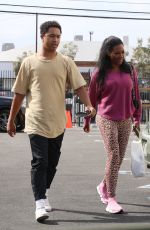 KENYA MOORE at Dance Studio in Los Angeles 10/24/2021
