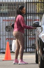 KENYA MOORE at Dance Studio in Los Angeles 10/24/2021