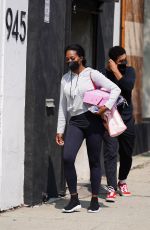 KENYA MOORE Leaves Dancing With The Stars Rehearsal in Los Angeles 09/29/2021