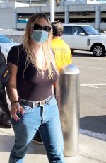 KESHA SEBERT at LAX Airport in Los Angeles 10/10/2021