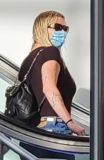 KESHA SEBERT at LAX Airport in Los Angeles 10/10/2021