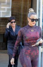 KHLOE KARDASHIAN and KRIS JENNER Out in Los Angeles 09/30/2021