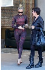 KHLOE KARDASHIAN and KRIS JENNER Out in Los Angeles 09/30/2021
