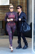 KHLOE KARDASHIAN and KRIS JENNER Out in Los Angeles 09/30/2021