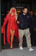 KHLOE KARDASHIAN and Scott Disick Arrives at SNL Afterparty in New York 10/09/2021