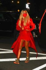 KHLOE KARDASHIAN and Scott Disick Arrives at SNL Afterparty in New York 10/09/2021