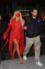 KHLOE KARDASHIAN and Scott Disick Arrives at SNL Afterparty in New York 10/09/2021