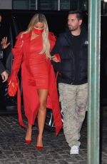 KHLOE KARDASHIAN and Scott Disick Arrives at SNL Afterparty in New York 10/09/2021