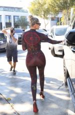 KHLOE KARDASHIAN in Tights Out in Los Angeles 09/30/2021