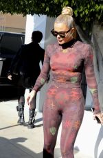 KHLOE KARDASHIAN in Tights Out in Los Angeles 09/30/2021