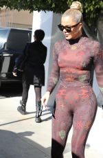 KHLOE KARDASHIAN in Tights Out in Los Angeles 09/30/2021