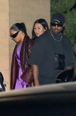KIM KARDASHIAN and Kanye West Out for Dinner with Friends at Nobu in Malibu 09/30/2021