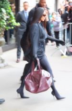 KIM KARDASHIAN and LINDSAY SHOOKUS After Rehearseals for Saturday Night Live in New York 10/05/2021