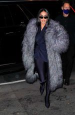 KIM KARDASHIAN and LINDSAY SHOOKUS After Rehearseals for Saturday Night Live in New York 10/05/2021