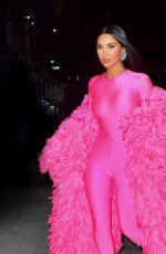KIM KARDASHIAN Arrives at SNL Afterparty in New York 10/09/2021