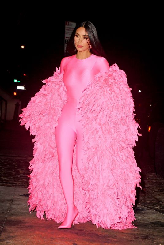 KIM KARDASHIAN Arrives at SNL Afterparty in New York 10/09/2021