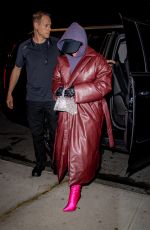 KIM KARDASHIAN Arrives Back at Her Hotel in New York 10/07/2021