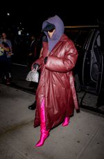 KIM KARDASHIAN Arrives Back at Her Hotel in New York 10/07/2021