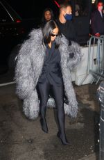 KIM KARDASHIAN Arrives for Dinner at Lattanzi Cucina Italiana in New York 10/05/2021