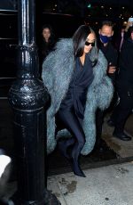 KIM KARDASHIAN Arrives for Dinner at Lattanzi Cucina Italiana in New York 10/05/2021
