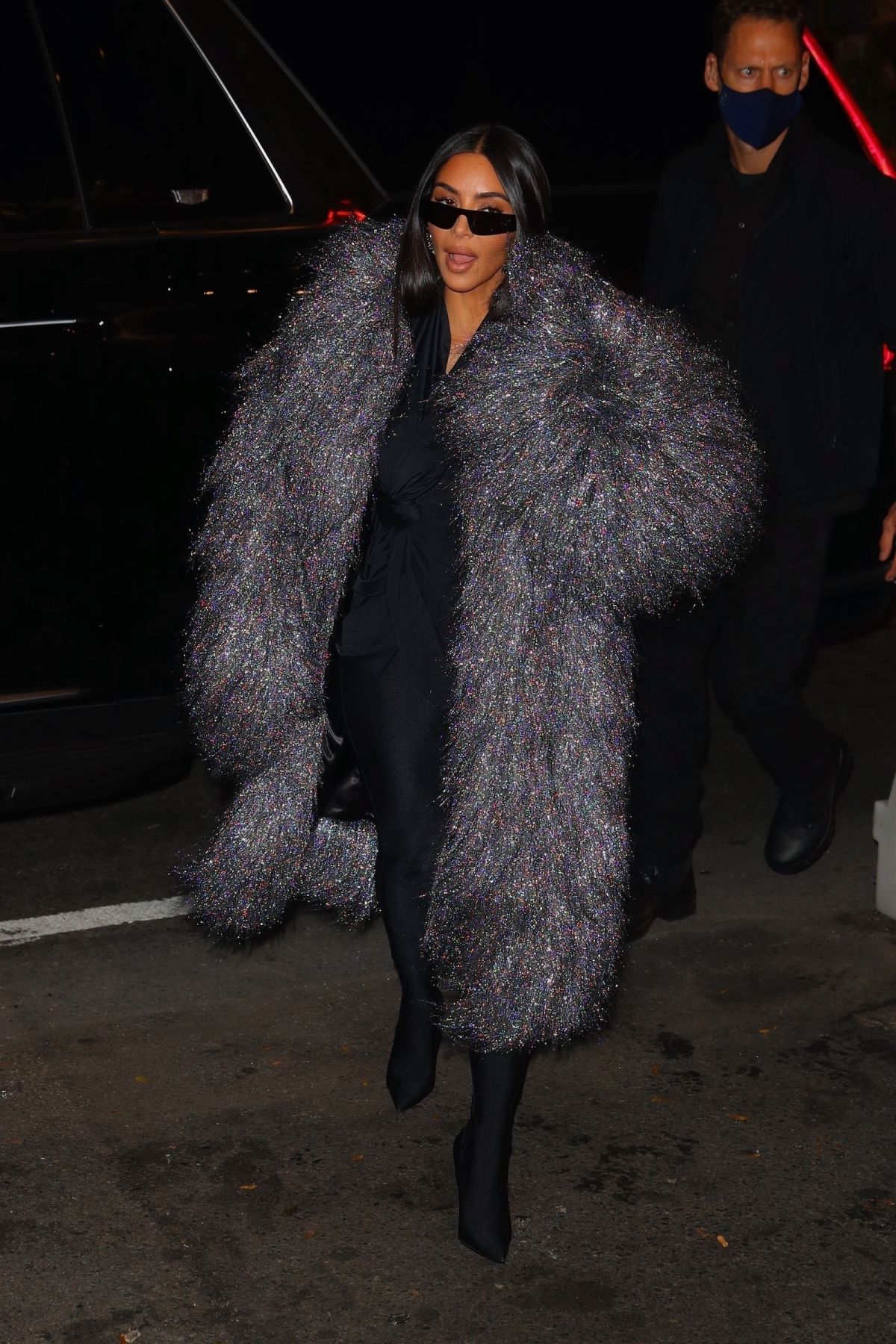 KIM KARDASHIAN Arrives for Dinner at Lattanzi Cucina Italiana in New ...