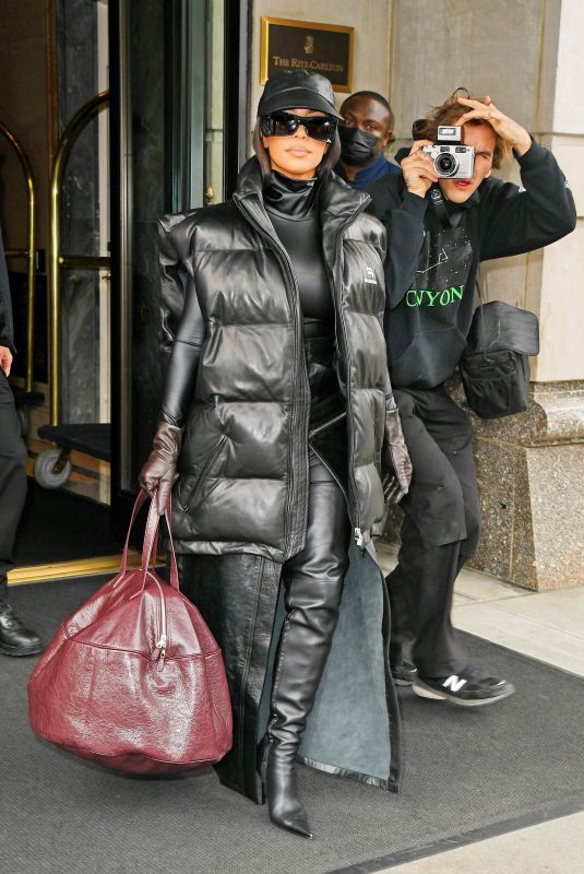 KIM KARDASHIAN Heading SNL Rehearsal in New York 10/06/2021
