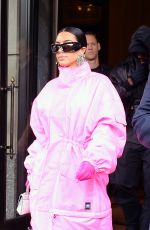 KIM KARDASHIAN Leaves Her Hotel in New York 10/09/2021