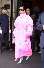 KIM KARDASHIAN Leaves Her Hotel in New York 10/09/2021