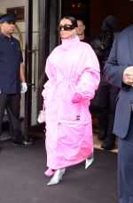KIM KARDASHIAN Leaves Her Hotel in New York 10/09/2021