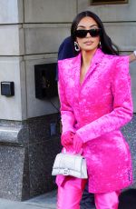 KIM KARDASHIAN Leaves Ritz Carlton Hotel for Saturday Night Live Rehearsals in New York 10/07/2021