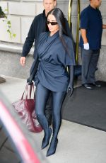 KIM KARDASHIAN Leaves Ritz Carlton in New York 10/05/2021