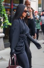 KIM KARDASHIAN Leaves Ritz Carlton in New York 10/05/2021