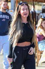 KIM ZOLCIAK and BRIELLE BIERMANN at Il Pastaio in West Hollywood 10/19/2021