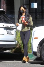 KIMORA LEE SIMMONS Out for Iced Drink at Starbucks in Beverly Hills 10/26/2021