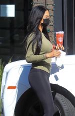 KIMORA LEE SIMMONS Out for Iced Drink at Starbucks in Beverly Hills 10/26/2021
