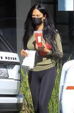 KIMORA LEE SIMMONS Out for Iced Drink at Starbucks in Beverly Hills 10/26/2021