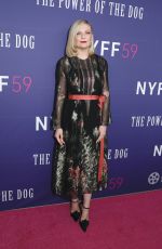 KIRSTEN DUNST at The Power of the Dog Premiere at 59th New York Film Festival 10/01/2021