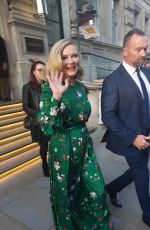 KIRSTEN DUNST Leaves Her Hotel in London 10/11/2021