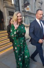 KIRSTEN DUNST Leaves Her Hotel in London 10/11/2021