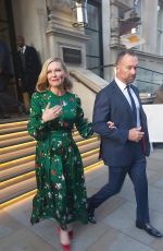 KIRSTEN DUNST Leaves Her Hotel in London 10/11/2021