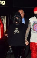 KOURTNEY KARDASHIAN and Travis Barker Night Out in New York 10/16/2021